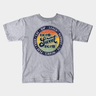 Retro Home Sweet Home Kids T-Shirt